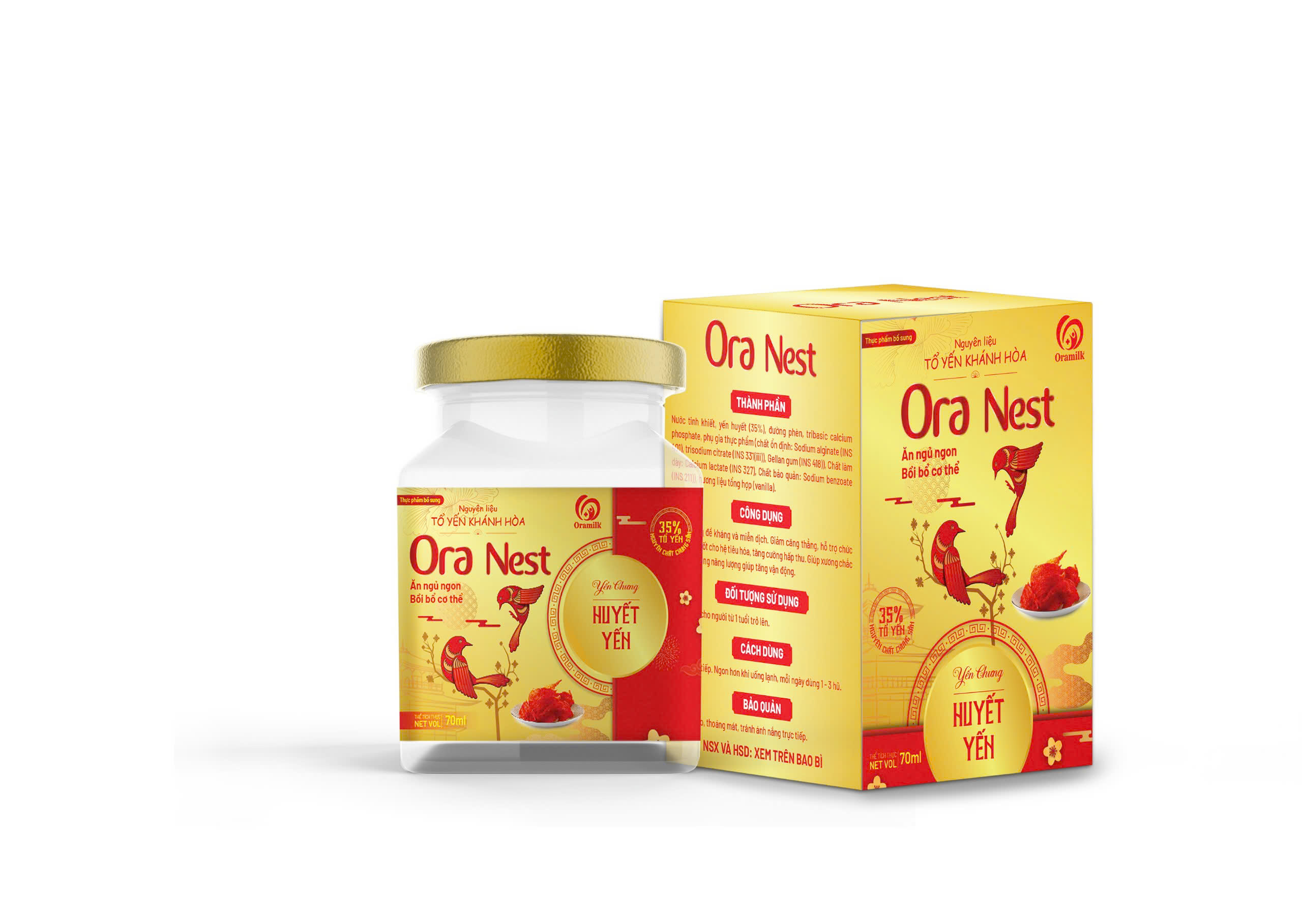 ORANEST Ăn ngủ ngon Bồi bổ cơ thể - hũ 70ml