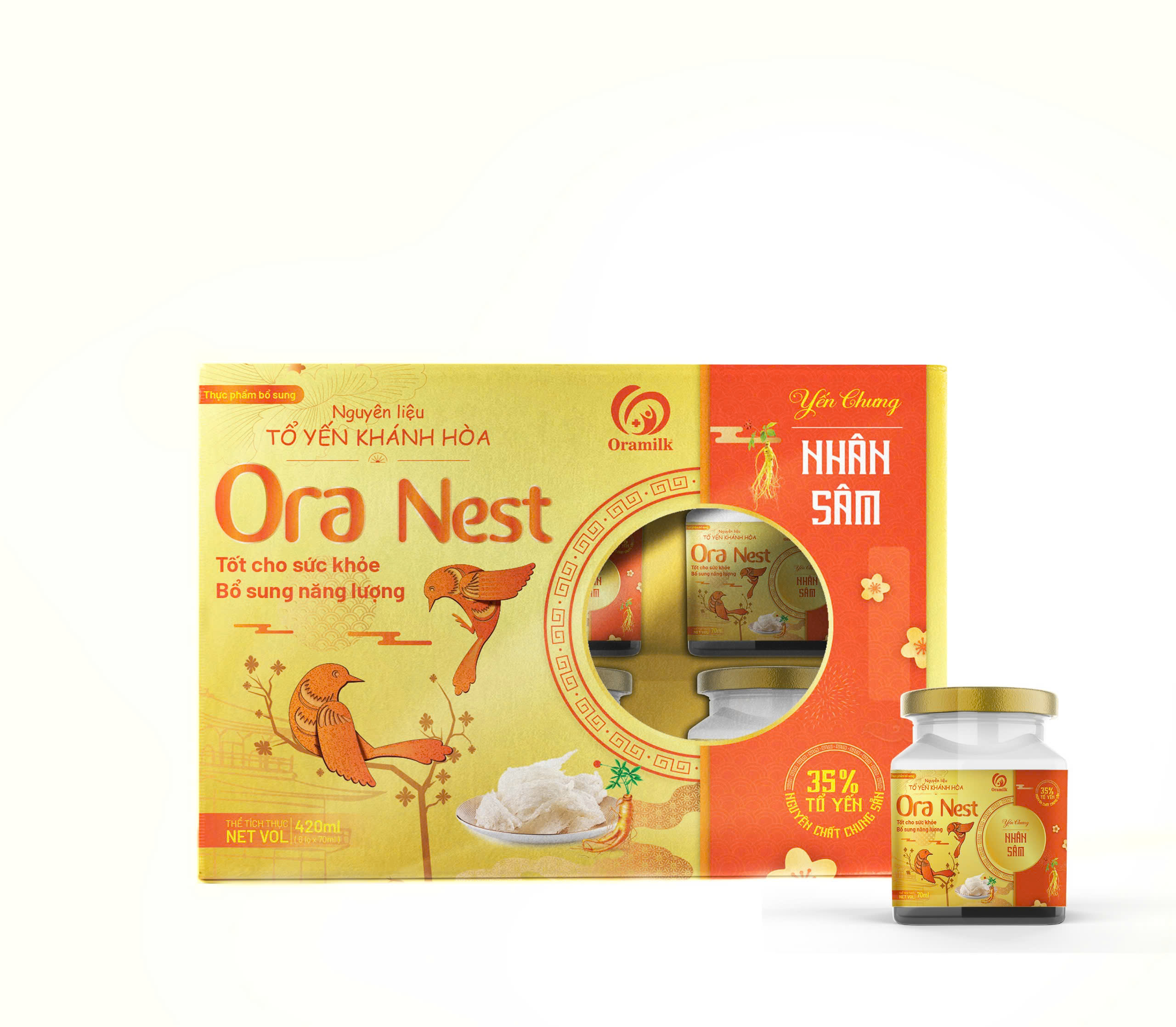 Hộp quà ORA NEST Nhân Sâm 420ml